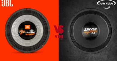 Tornado 3000 x Shiver Bass 3.8 comparativo